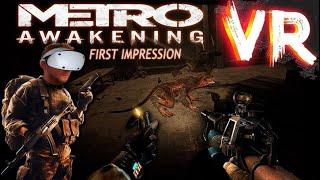 MEIN EXKLUSIVES GAMEPLAY - Metro Awakening PSVR2 auf Deutsch von der Gamescom 2024