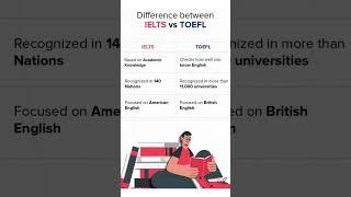 IELTS vs TOEFL:#english #vocabulary #learnenglish #shortsvideo #learning #englishenglishgrammar