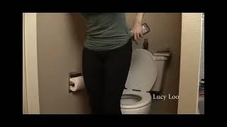 girl pooping