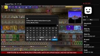 (PS4) Terraria 1.4 all items world (24/7)