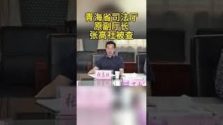 青海省司法厅原副厅长张高社被查