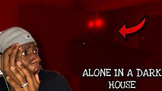 THIS ROBLOX HORROR GAME IS SO SCARY! | Alone In A Dark House