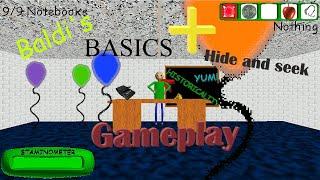 Baldi's basics plus hide and seek gameplay no commentary (version 0.3.2)