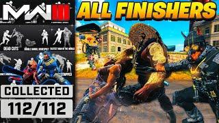 ALL 112 FINISHING MOVES in MODERN WARFARE 3 | SEASON 3 FINISHER MOVES - MW3 WARZONE