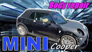 MINI Cooper. Right side repair. Ремонт правой стороны.