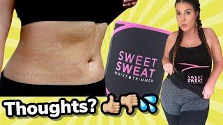 SWEET SWEAT Honest Review & Results!  (Waist Trimmer Sweat Belt)