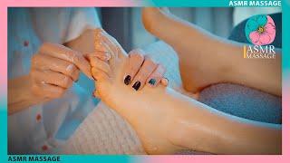 ASMR Foot Massage with Cream by Adel