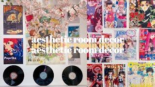 affordable aesthetic room decor  cow door, anime prints, & where to buy posters!