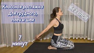 Растяжка для грудного отдела, плеч и шеи | Растяжка после работы