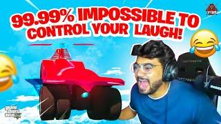 99.99% Impossible to Control your Laugh   GTA V Races!