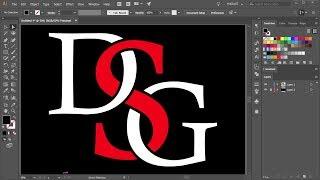 How to Overlap Letters in Adobe Illustrator | 1