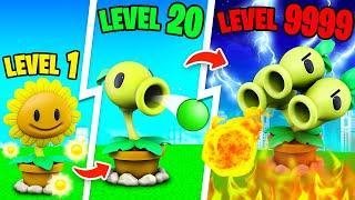 Upgrading NOOB to GOD in 3D PLANTS vs ZOMBIES