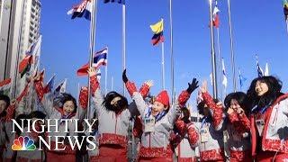 North Korean Athletes Arrive In PyeongChang Ahead Of Olympic Games | NBC Nightly News