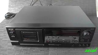 Aiwa AD-F850 stereo cassette deck    3head dual capstan magnó