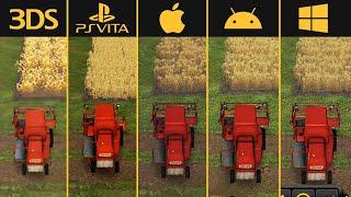 Farming Simulator 14 | Android vs PC vs iOS vs 3DS vs PS Vita (Which One is Better!)