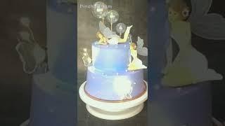 Fairy Birthday Cake#fairy #fairycake#birthdaycake #twotierbirthdaycake#shorts#shortvideo