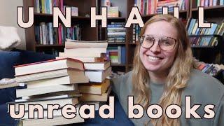 HUGE UNHAUL of unread books