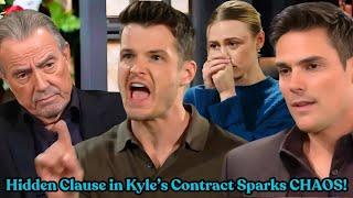 SHOCKING The Young and the Restless Spoilers: Hidden Clause in Kyle’s Contract Sparks CHAOS!