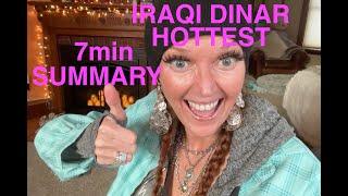 IRAQI DINAR HOT BREAKING NEWS SUMMARY IN 7mins