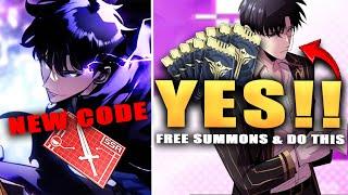 NEW CODE & 50 FREE SUMMONS!!!!! also *IMPORTANT TO DO* (Solo Leveling Arise)