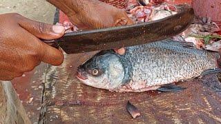 Amazing Fish Cutting In Fish Market | Fish Cutting Skills by AKM FOOD