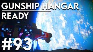 Gunship hangar ready - Space Engineers solo survival #93