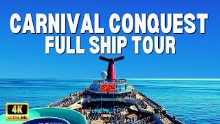 New Carnival Conquest Full Ship Tour Deck By Deck - Ultimate Cruise Ship Tour  ️ 