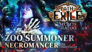 AN ARMY Of Minions SHREDS THE ENDGAME!! - Zoo Necromancer w/ Helm Breaker  [PoE 3.26]