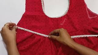 ஈசியா தைக்கலாம் yoke nighty/yoke nighty cutting and stitching in Tamil