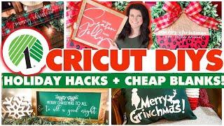  Grab these 15 Dollar Tree items to make AMAZING Christmas Cricut DIYs + Gifts 