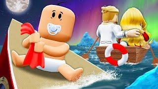 ABANDONED by his PARENTS at SEA...  (Roblox Movie)