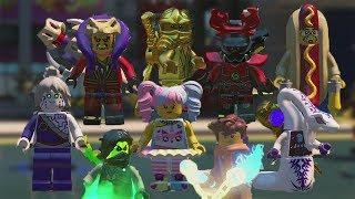 LEGO Ninjago Movie: Videogame - How to unlock ALL characters (All character tokens locations)