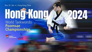 Day 3 Afternoon Court 1 | Hong Kong 2024 World Taekwondo Poomsae Championships