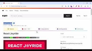 React JoyRide