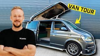 VAN TOUR | Luxury VW T6 Campervan - Full Walkthrough + Build Timelapse