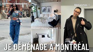 NEW APPARTEMENT + NEW JOB? En moins d'une semaine? ll MONTRÉAL VLOG 