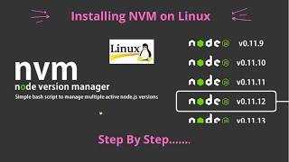 Installing NVM on Linux | Steps Shown | Node Version Manager |  #nodejs