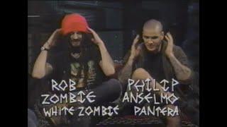 Pantera's Phil Anselmo, White Zombie's Rob Zombie Interview on Headbangers Ball 09/12/1992