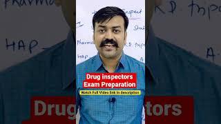 Drug inspectors exam preparation || drug inspectors exam for pharmacy students  #druginspector