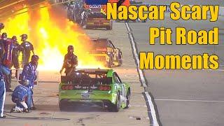 Nascar Scary Pit Road Moments