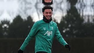 INSIDE TRAINING | Liverpool training in Hard wet conditions today Chiesa, Salah, Elliot, Trent