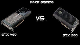 GTX 480 VS GTX 580 (1440P) (6 Games)