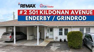 Enderby BC Townhome for Sale | 2 501 Kildonan Avenue | $424,900