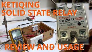 Ketiqing Solid State Relay (SSR) review - Used to control cross-cut mitre saw and dust collection