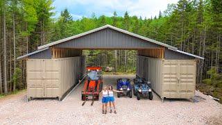 FINISHING our DIY Shipping Container Workshop!