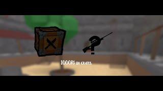 Wasting 1k Robux on crates! I unboxed an AWP! (Roblox KAT)