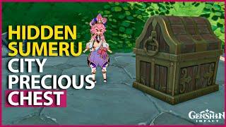 Hidden Precious Chest Sumeru City Genshin Impact