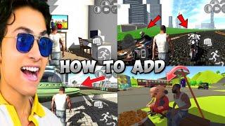 TV On + Road Color Change New Updates + All Secret futures How To Add In Indian Bike Driving 3D