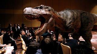 Like "Jurassic Park," Japan unveils dinosaur robots