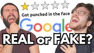 The FUNNY GOOGLE REVIEWS Quiz!